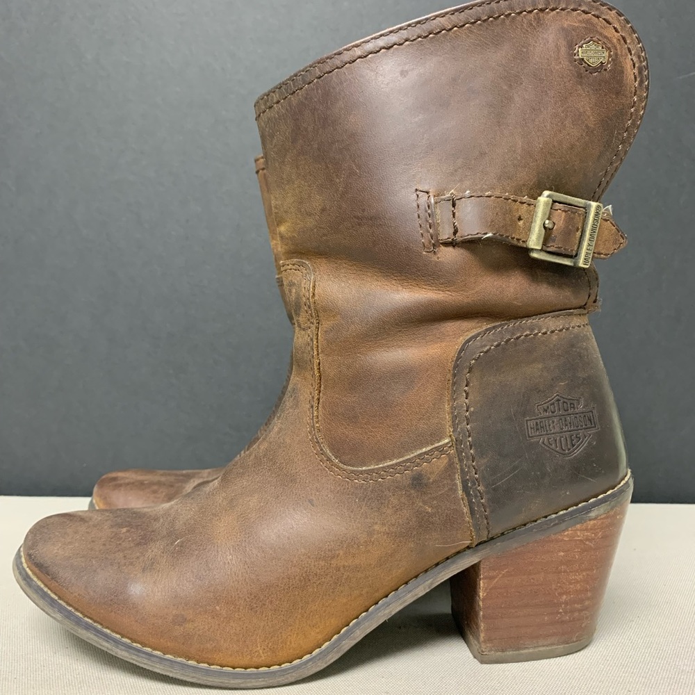 Harley Davidson Brown Riding boots women’s size 8.5